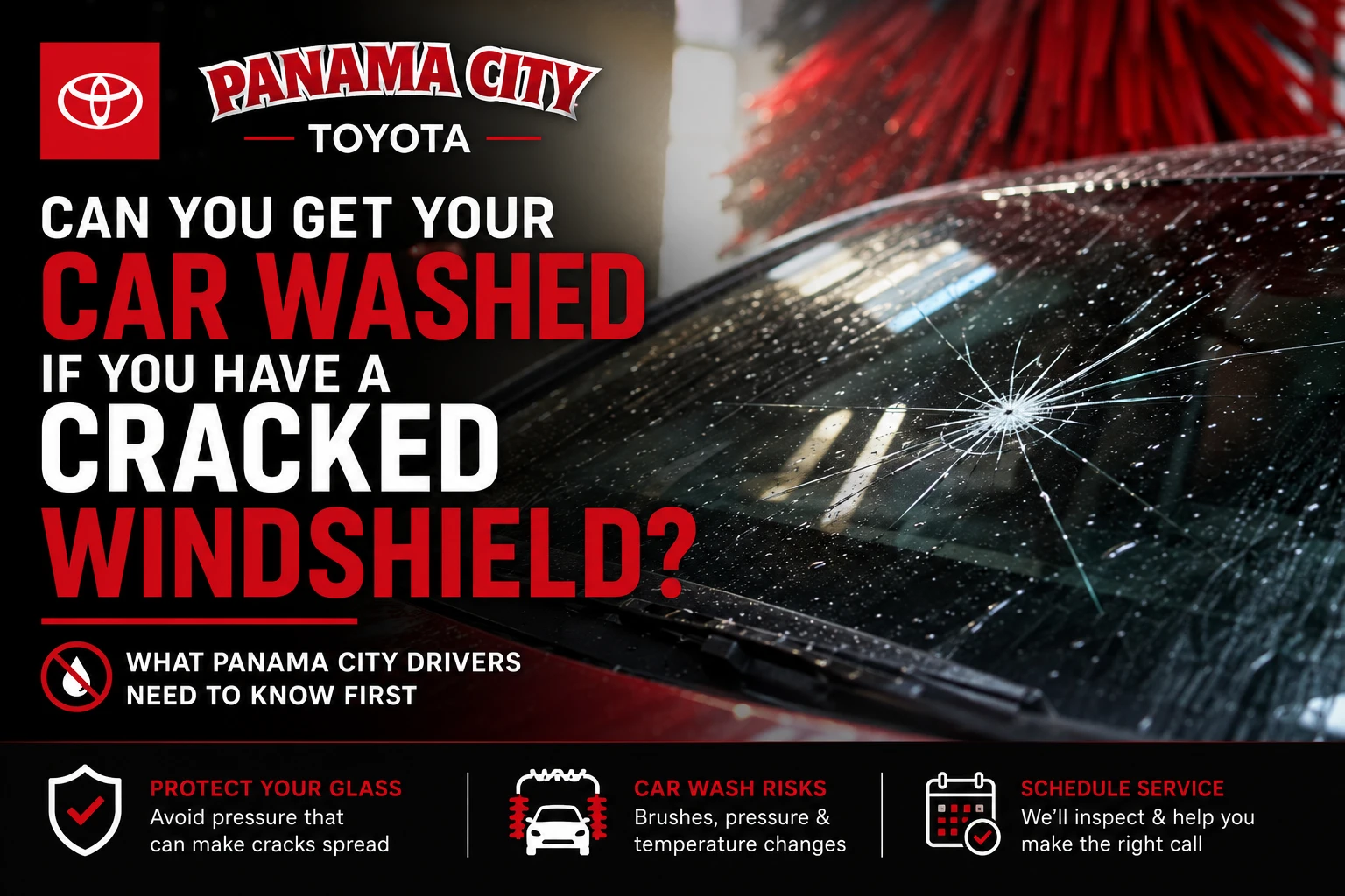 Can You Get Your Car Washed If You Have A Cracked Windshield?