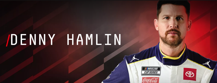 Denny Hamlin in racing attire