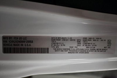 2022 Jeep Wrangler Unlimited Willys