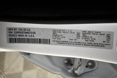 2022 RAM 1500 Big Horn/Lone Star