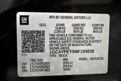 2021 Chevrolet Silverado 2500HD LTZ