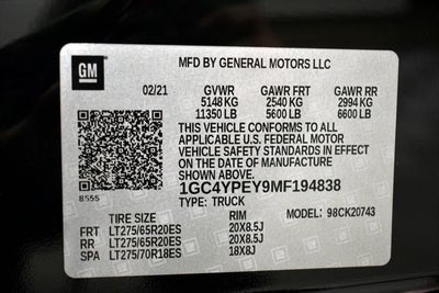 2021 Chevrolet Silverado 2500HD LTZ