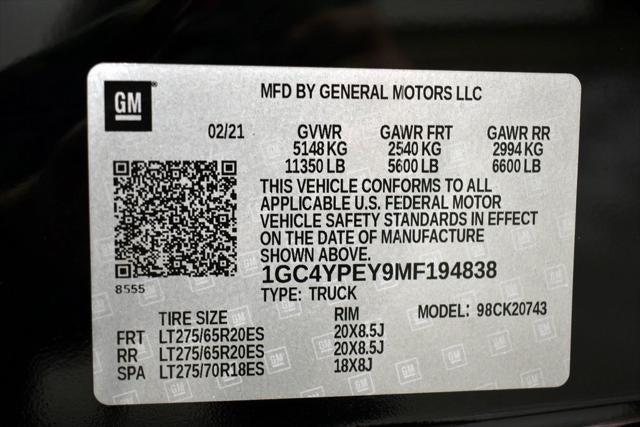 2021 Chevrolet Silverado 2500HD LTZ