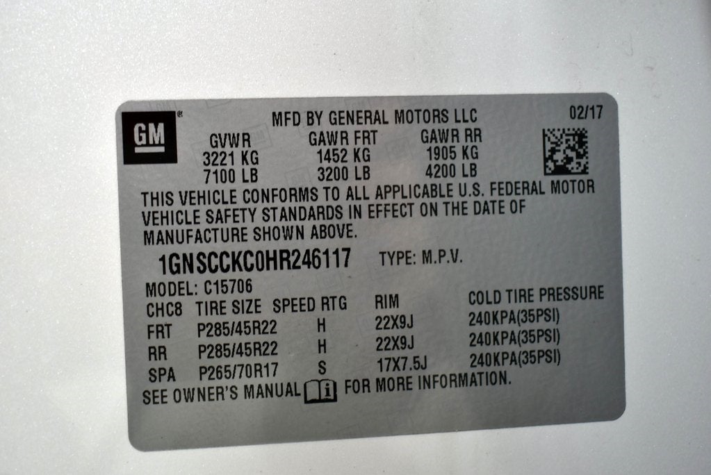 2017 Chevrolet Tahoe Premier