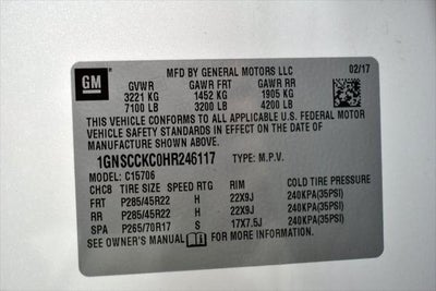 2017 Chevrolet Tahoe Premier