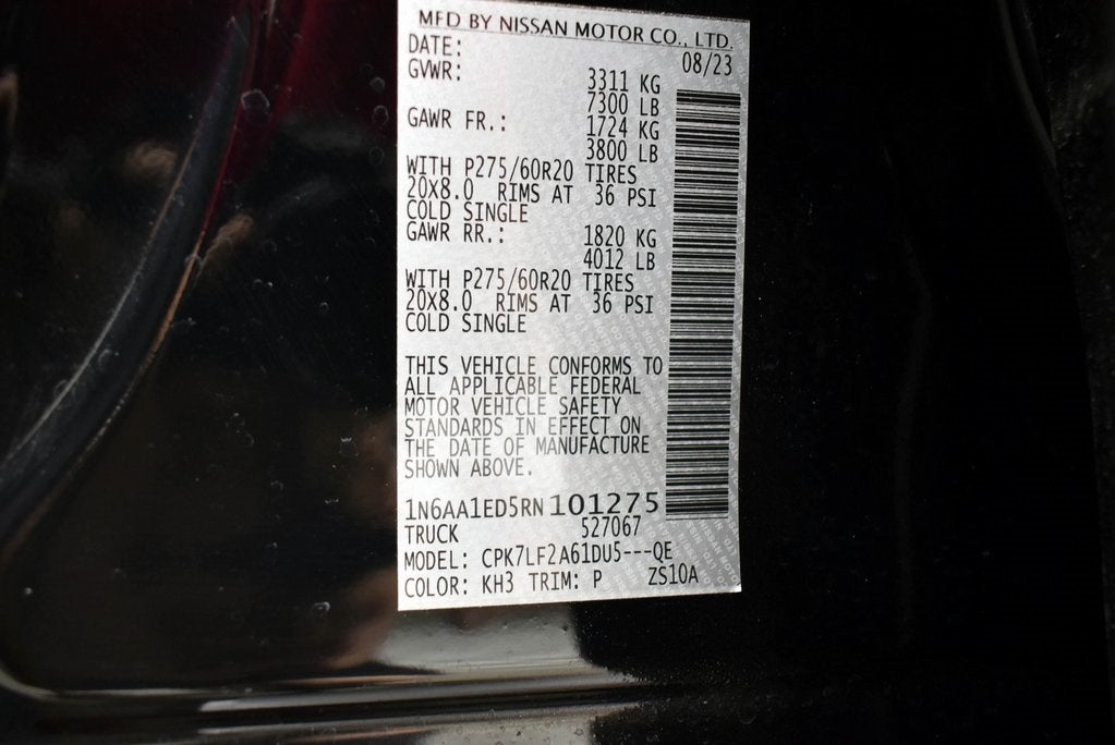 2024 Nissan Titan Platinum Reserve