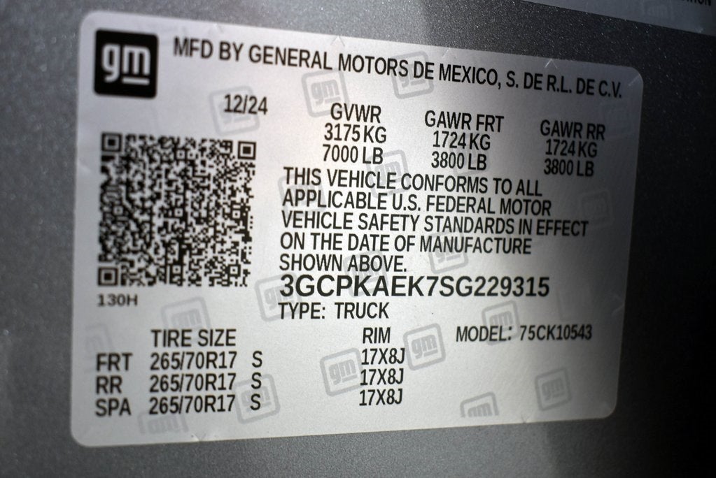 2025 Chevrolet Silverado 1500 WT