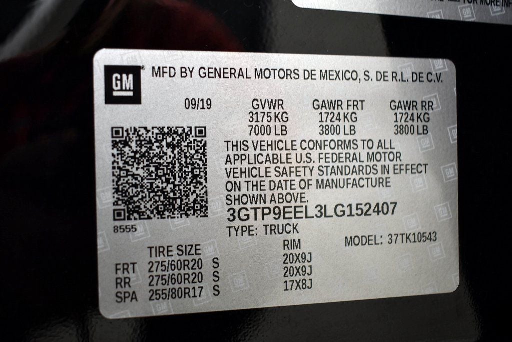 2020 GMC Sierra 1500 AT4