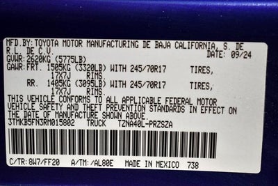 2024 Toyota Tacoma SR5