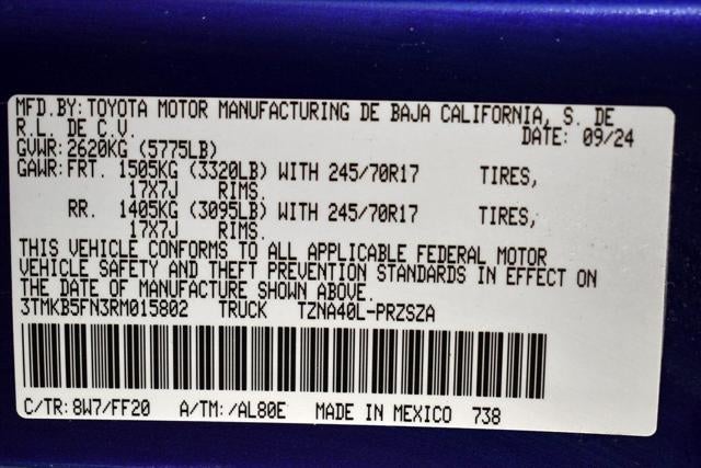 2024 Toyota Tacoma SR5