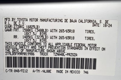 2024 Toyota Tacoma TRD Sport