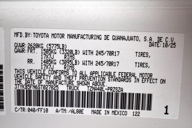 2025 Toyota Tacoma SR5