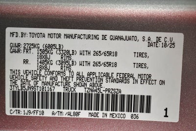 2025 Toyota Tacoma SR5