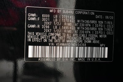 2021 Subaru Ascent Touring