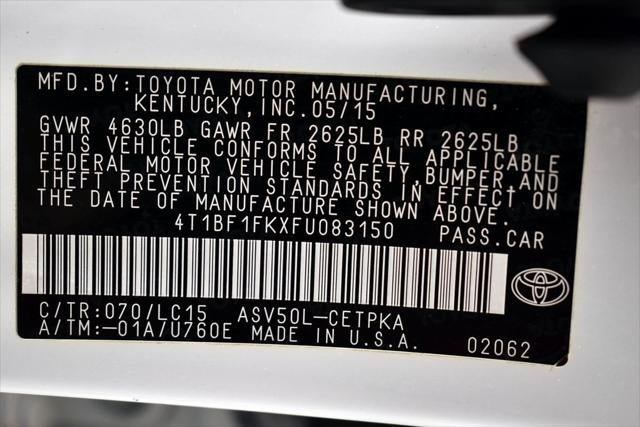 2015 Toyota Camry XSE