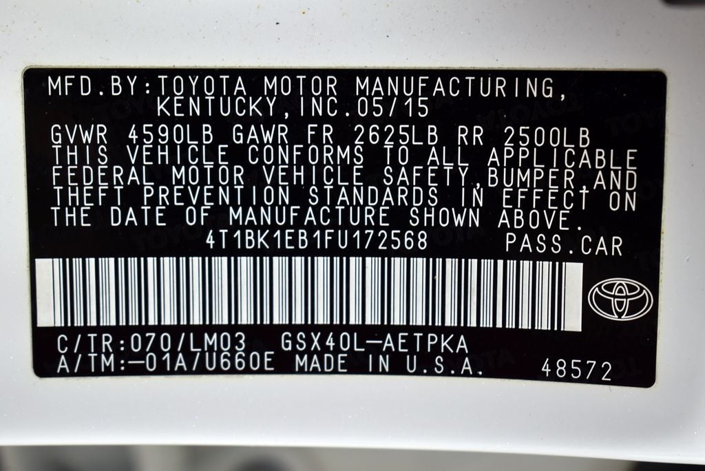 2015 Toyota Avalon Limited