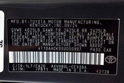 2025 Toyota Camry SE