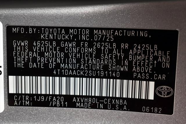 2025 Toyota Camry LE