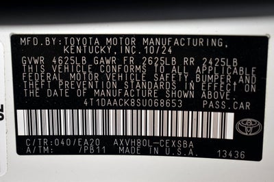 2025 Toyota Camry SE