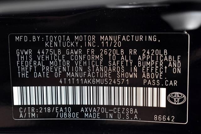 2021 Toyota Camry SE