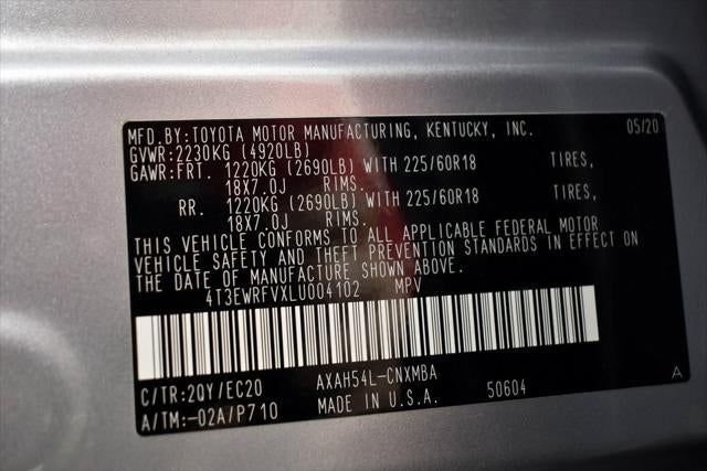 2020 Toyota RAV4 Hybrid XSE