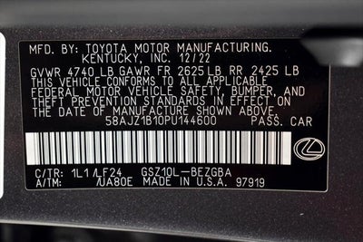 2023 Lexus ES 350 F Sport