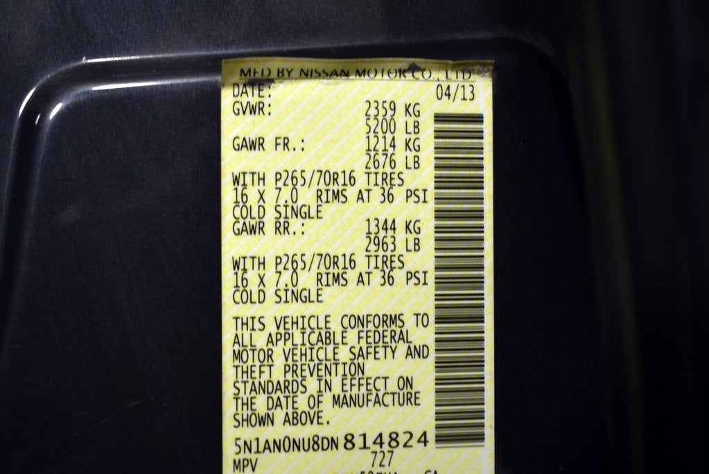 2013 Nissan Xterra S