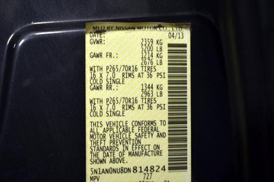 2013 Nissan Xterra S