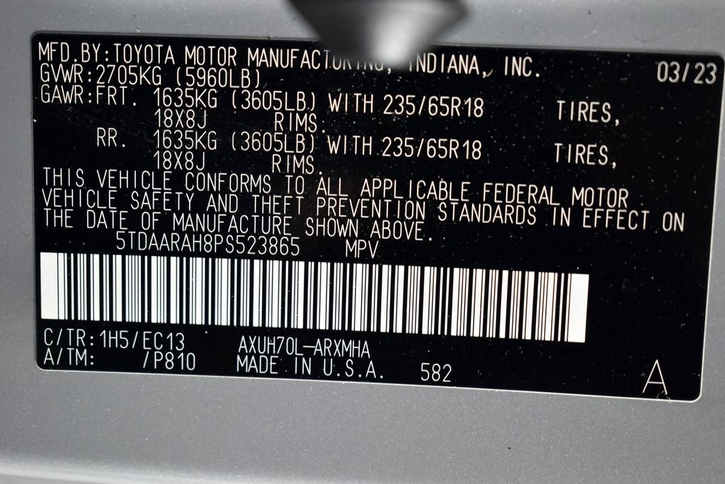 2023 Toyota Highlander Hybrid Bronze Edition