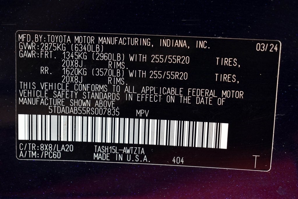 2024 Toyota Grand Highlander Hybrid MAX Platinum