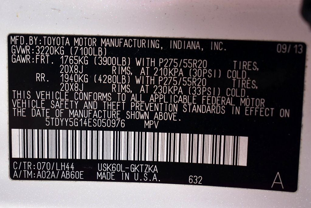 2014 Toyota Sequoia Platinum