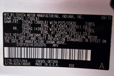 2014 Toyota Sequoia Platinum