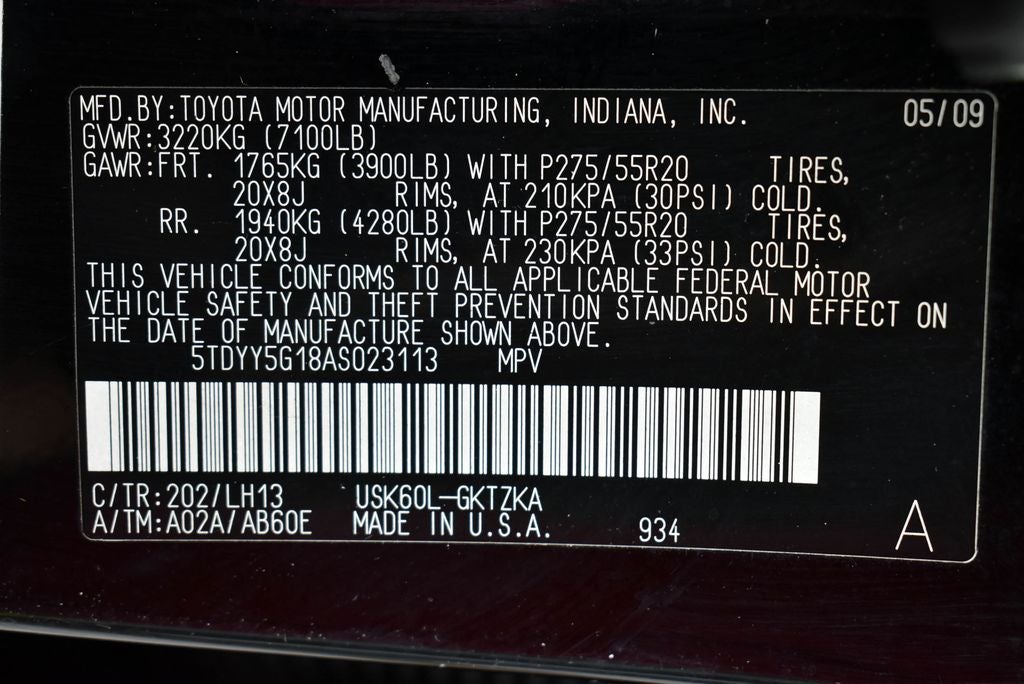 2010 Toyota Sequoia Platinum