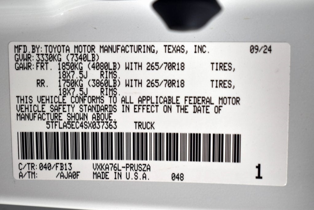 2025 Toyota Tundra SR5