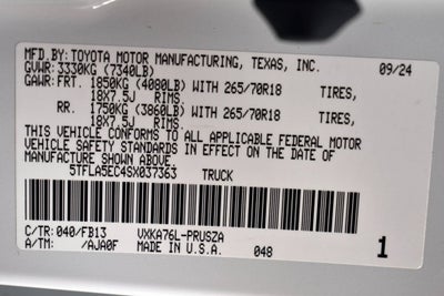 2025 Toyota Tundra SR5