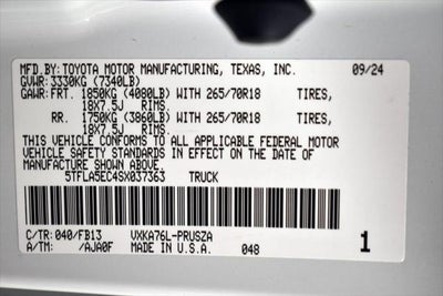 2025 Toyota Tundra SR5