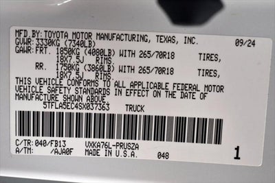 2025 Toyota Tundra SR5