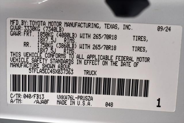 2025 Toyota Tundra SR5