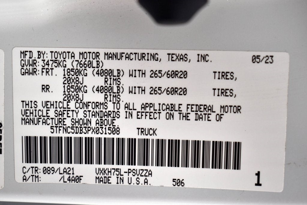2023 Toyota Tundra Hybrid Platinum