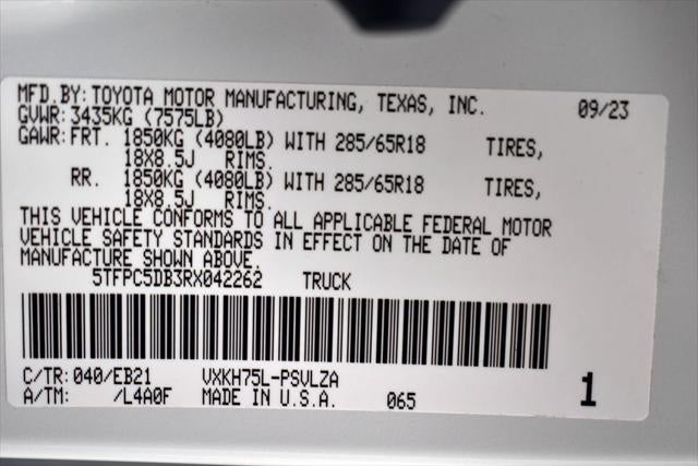 2024 Toyota Tundra Hybrid TRD Pro