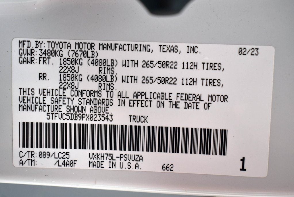 2023 Toyota Tundra Hybrid Capstone