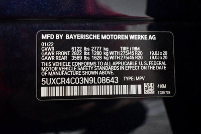 2022 BMW X5 sDrive40i