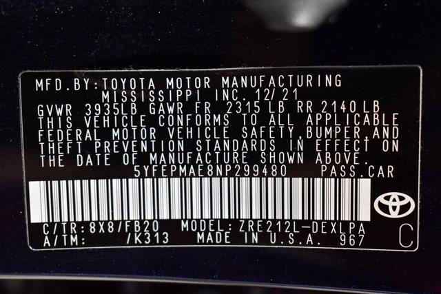 2022 Toyota Corolla LE