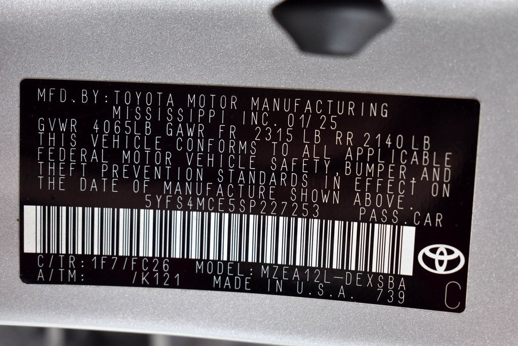 2025 Toyota Corolla SE