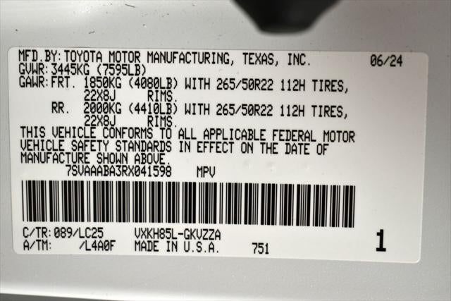 2024 Toyota Sequoia Capstone