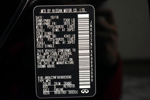 2019 INFINITI QX80 LUXE