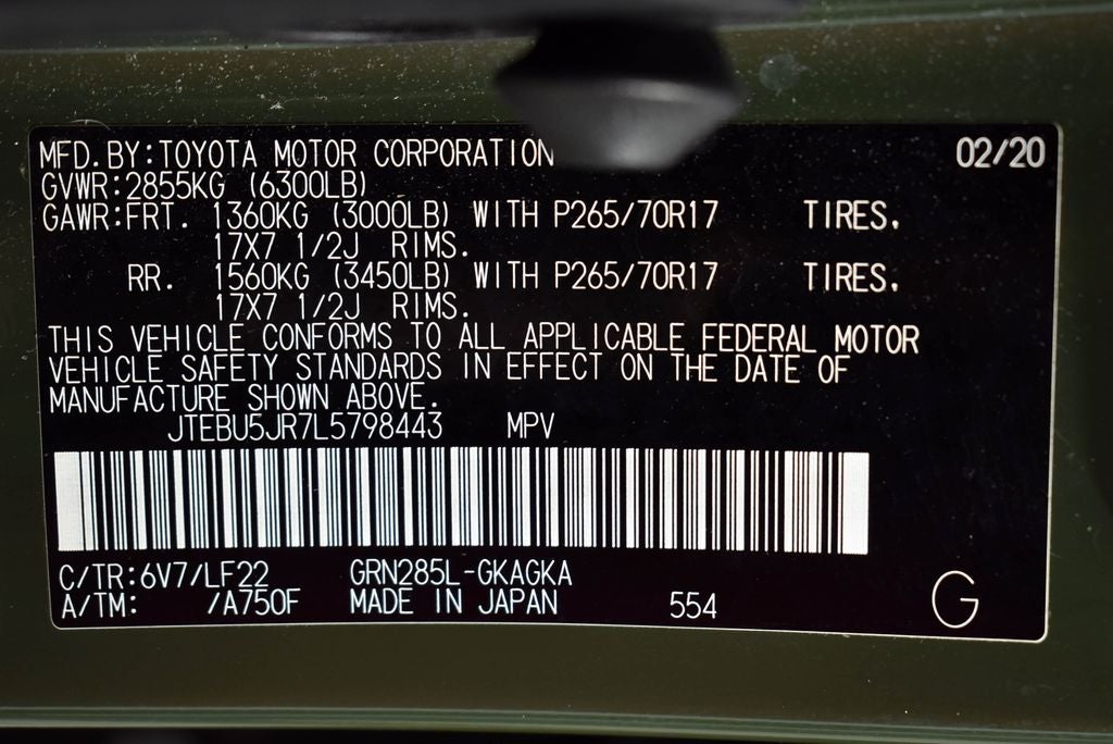 2020 Toyota 4Runner TRD Pro