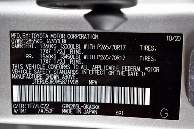 2021 Toyota 4Runner TRD Off-Road Premium