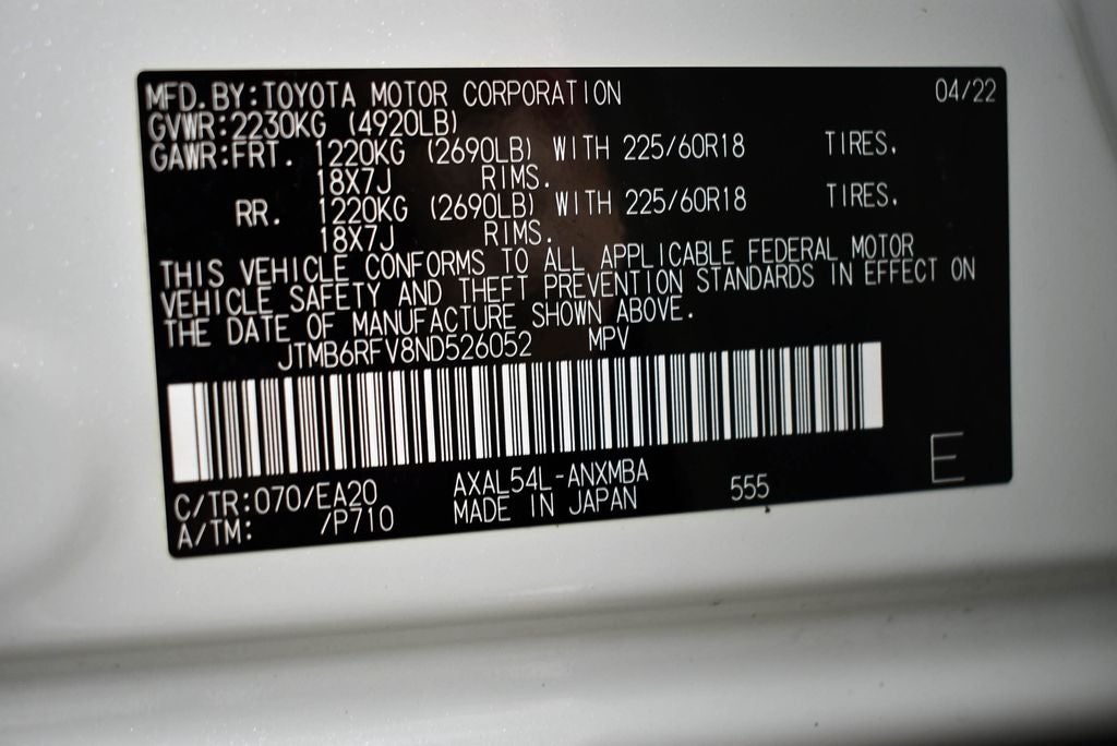 2022 Toyota RAV4 Hybrid XLE Premium