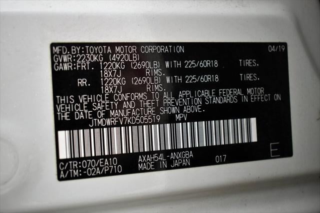 2019 Toyota RAV4 Hybrid Limited